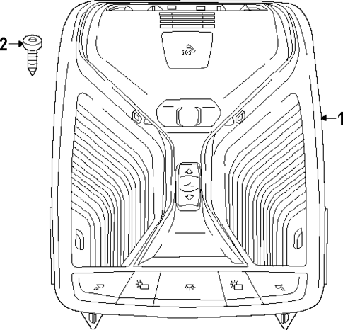 Overhead Console for 2023 BMW i7 #0
