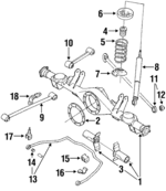4883222020 - : Stabilizer Bar Retainer for Toyota Image