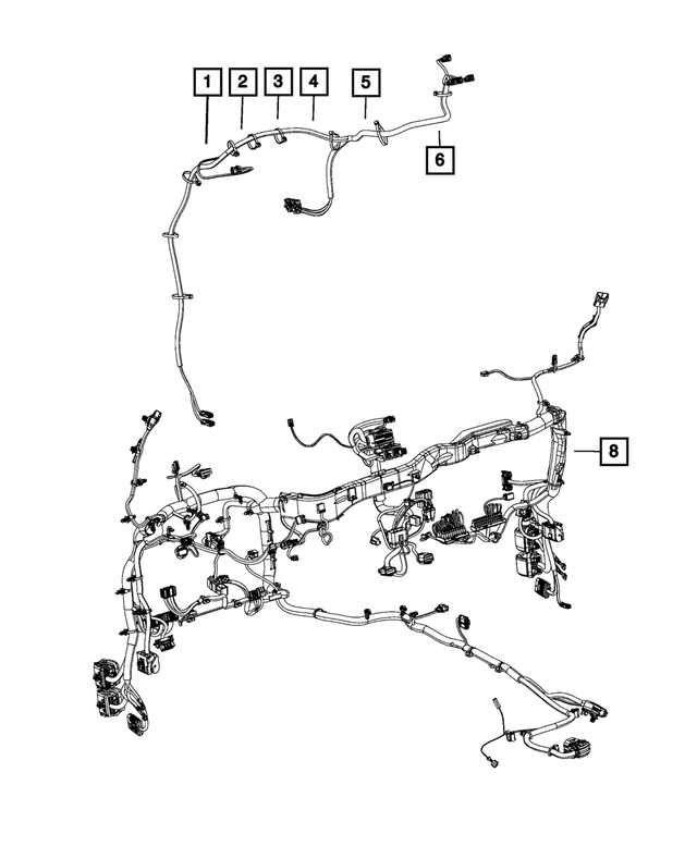 68425087AA - Electrical: Am/fm Antenna Cable for Mopar Image