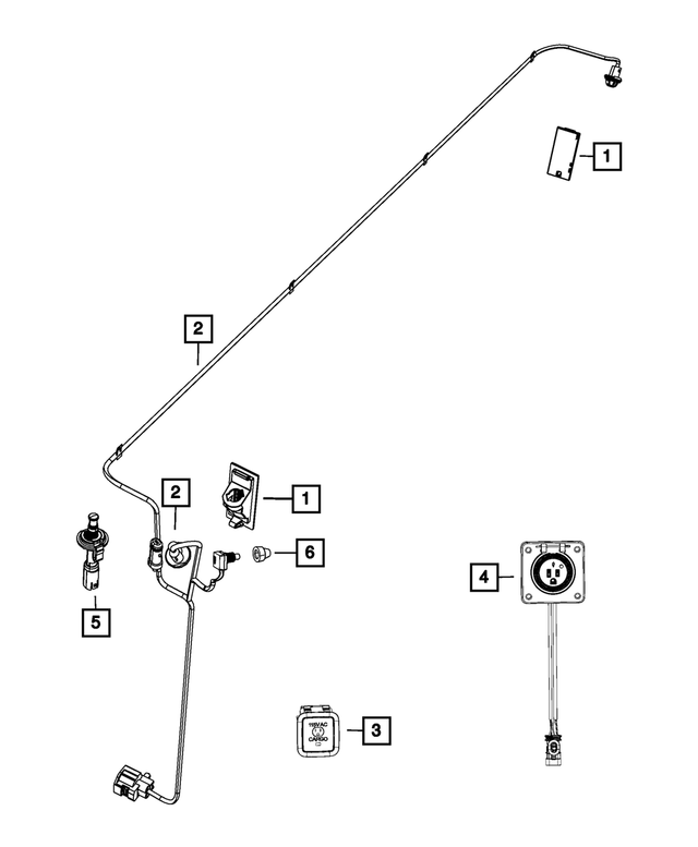 68054184AA - Electrical: Cargo Lamp for Mopar Image