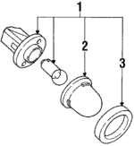 2651041L00 - : License Lamp for Nissan Image