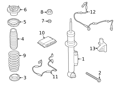 Struts & Components for 2023 BMW M850i xDrive Gran Coupe #1