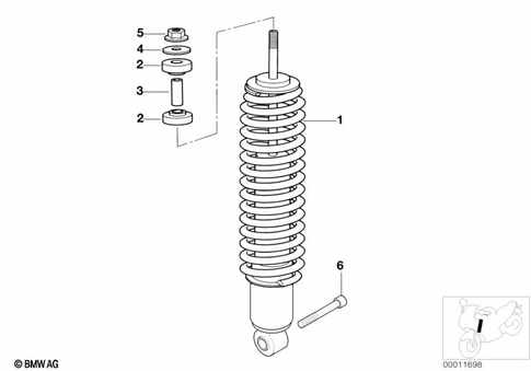 Spring Strut, Add-on Parts for 2002 BMW-Motorrad R 1200 C Independent #0
