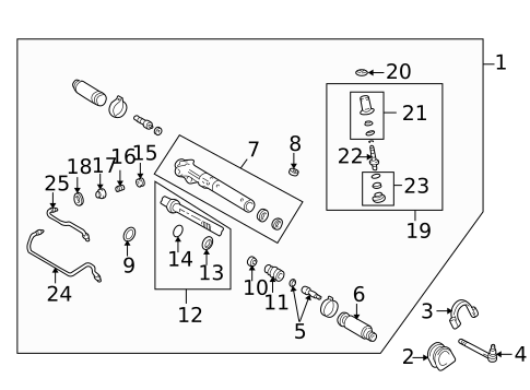 Steering Gear & Linkage for 1998 Toyota 4Runner #0
