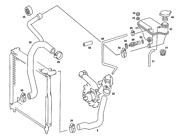 2015015282 - : Hose for Mercedes-Benz Image
