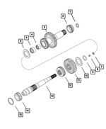 68141152AA - C633; 6-Speed; Dual Dry Clutch Automatic: Oil Seal for Chrysler: 200 | Dodge: Avenger, Dart Image