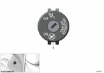 61319483731 - Vehicle Electrical System: Switch for Passenger Airbag for BMW Image