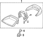34270SV4A01ZG - Electrical: Stop Lamp Assembly for Acura: TL Image
