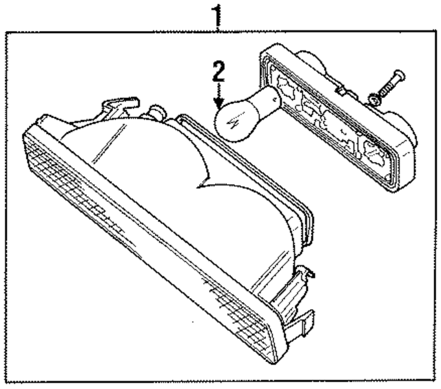 LNA4800AB - Electrical: Signal Lamp Assembly for Jaguar Image