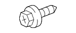 90159A0059 - Body: Mud Guard Screw for Toyota: Avalon, Camry, Corolla, Corolla Cross, Grand Highlander, Highlander, RAV4, RAV4 Prime, Sequoia, Sienna, Tacoma Image