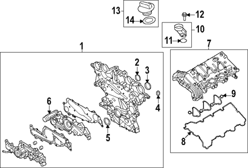 Valve & Timing Covers for 2025 Genesis G90 #0