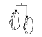 982698451C - Brakes: Brake Pads for Porsche: 718 Boxster, 718 Cayman, 911, Boxster, Cayman Image