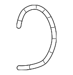 98735563702 - Brakes: Brake Hose for Porsche: Boxster, Cayman Image