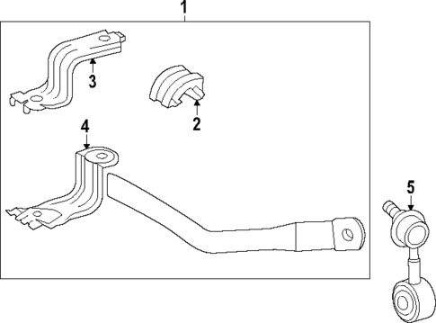 Stabilizer Bar & Components for 2025 Toyota Sequoia #2