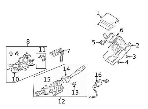Ignition Lock for 2004 Mitsubishi Outlander #0