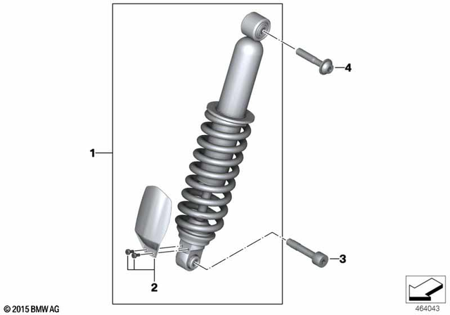31487727598 - : Spring Strut, Front       for BMW-Motorrad Image