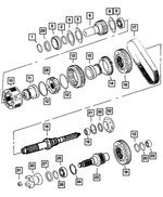 5103488AA - NVG273; Transfer Case: Input Gear Bearing for Mopar Image