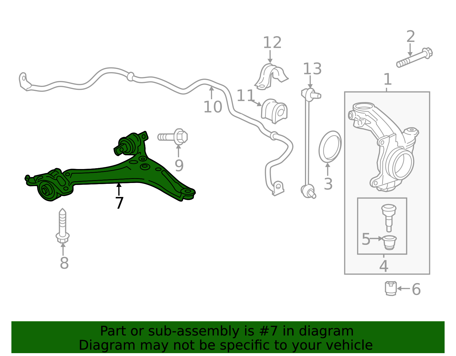 2015-2020 Acura TLX Lower Control Arm 51350-TZ3-A01 | OEM Parts Online
