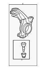 51210TZ3A00 - Suspension: Knuckle for Acura Image