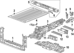 85110281 - Body: Bed Floor for GM Image