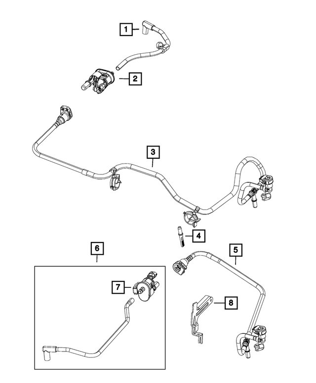 68426846AB - : Purge Hose for Mopar Image