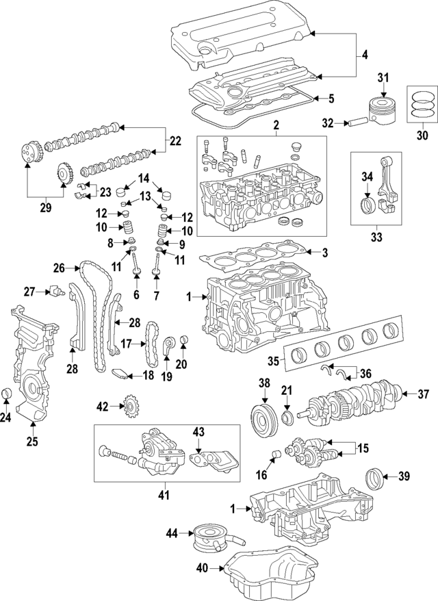 1350128010 - Engine: Engine Camshaft for Toyota Image