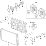 2512064 - Cooling System: ACDelcoâ„¢ Seal for GM Image