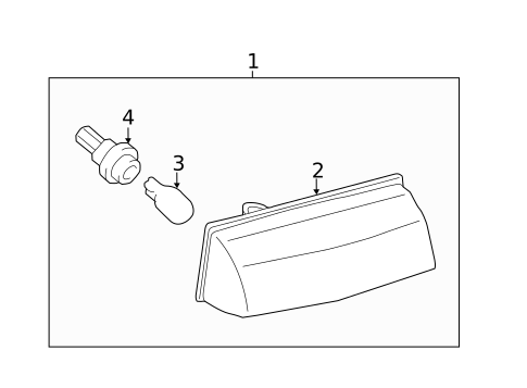 License Lamps for 2011 Lexus CT200h #0