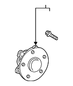 4355062020 - Brakes: Hub Assembly for Toyota: Mirai Image