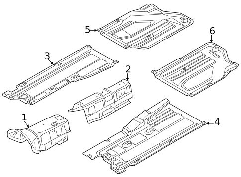 Under Cover & Splash Shields for 2023 Genesis GV80 #1