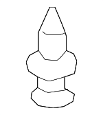 11589293 - Body: Lower Insulator Clip for GM Image