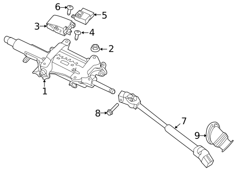 Steering Column Assembly for 2023 Porsche 718 Spyder #0