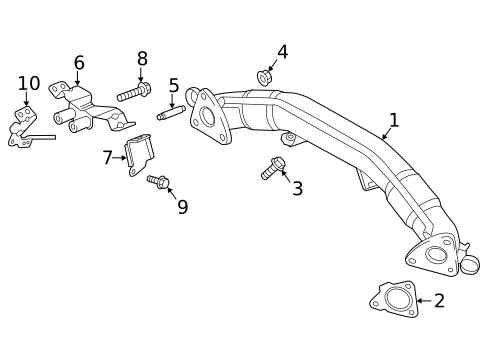 Exhaust Components for 2021 Land Rover Range Rover Sport #2