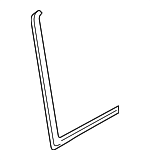 MR991363 - : Lift Gate Glass Seal Strip for Mitsubishi: Outlander Image