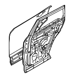 821006RR1B - : Door Shell for Nissan: Rogue Image