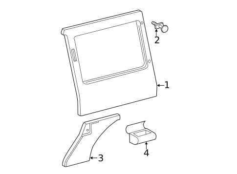 Interior Trim - Quarter Panels for 2010 Mercedes-Benz G55 AMG #0