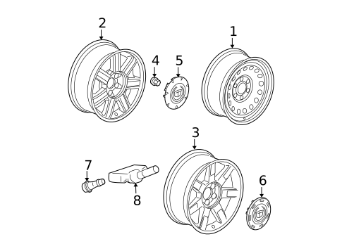 Wheels for 2010 Cadillac Escalade EXT #0