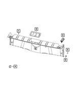 7HC41LXHAA - Interior Trim: Cargo Net Hook for Mopar Image