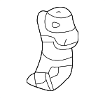 82226S01A01 - Body: Lock Cylinder for Honda: Accord, Civic Image