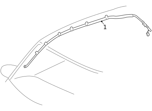 Air Bag Components for 2010 Volkswagen Touareg #2