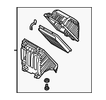 281104Z200 - : 2013-2016 Hyundai Santa Fe Sport - Air Cleaner Assembly for Hyundai: Santa Fe Sport Image