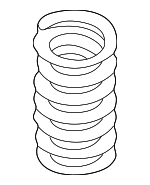 8D0411105AT - Suspension: Spring for Volkswagen: Passat Image