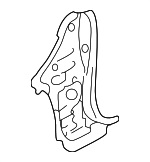 51159SJ0509P - Body: Inner Hinge Pillar for Subaru Image