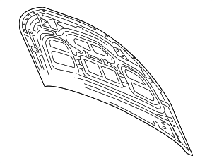 80A823029STL - Unclassified: Hood for Audi: Q5, Q5 PHEV, Q5 Sportback, SQ5, SQ5 Sportback Image