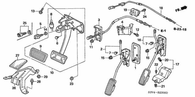 Pedal for 2006 Acura MDX #0