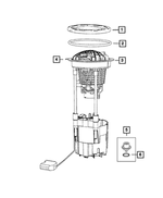 68027986AG - : Fuel Pump/Level Unit Module Package for Dodge: Ram 1500 Image