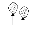 31372744 - Exhaust: Front Pipe Insulator for Volvo Image