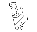 61667178750 - Body: Filler Pipe Mount Bracket for BMW: 528i, 528i xDrive, 535d, 535d xDrive, 535i, 535i GT, 535i GT xDrive, 535i xDrive, 550i, 550i GT, 550i GT xDrive, 550i xDrive, 640i, 640i Gran Coupe, 640i xDrive, 640i xDrive Gran Coupe, 650i, 650i Gran Coupe, 650i xDrive, 650i xDrive Gran Coupe, 740i, 740Ld xDrive, 740Li, 740Li xDrive, 750i, 750i xDrive, 750Li, 750Li xDrive, 760Li, ActiveHybrid 5, ActiveHybrid 7, M5, M6, M6 Gran Coupe Image