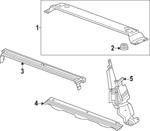Passenger Side Radiator Air Side Baffle