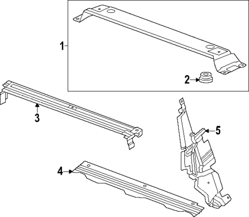Radiator Support for 2025 Chevrolet Silverado EV #0